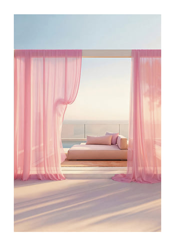 Plakat Daybed In Pink
