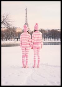 In Pajamas By The Eiffel Tower-2