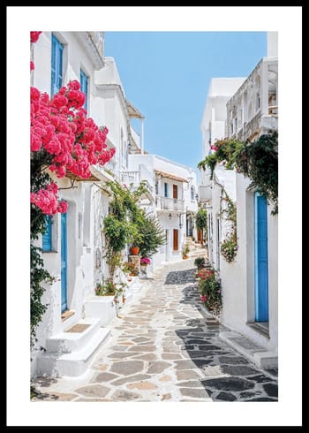 Poster Santorini Alley