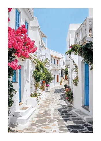 Poster Santorini Alley