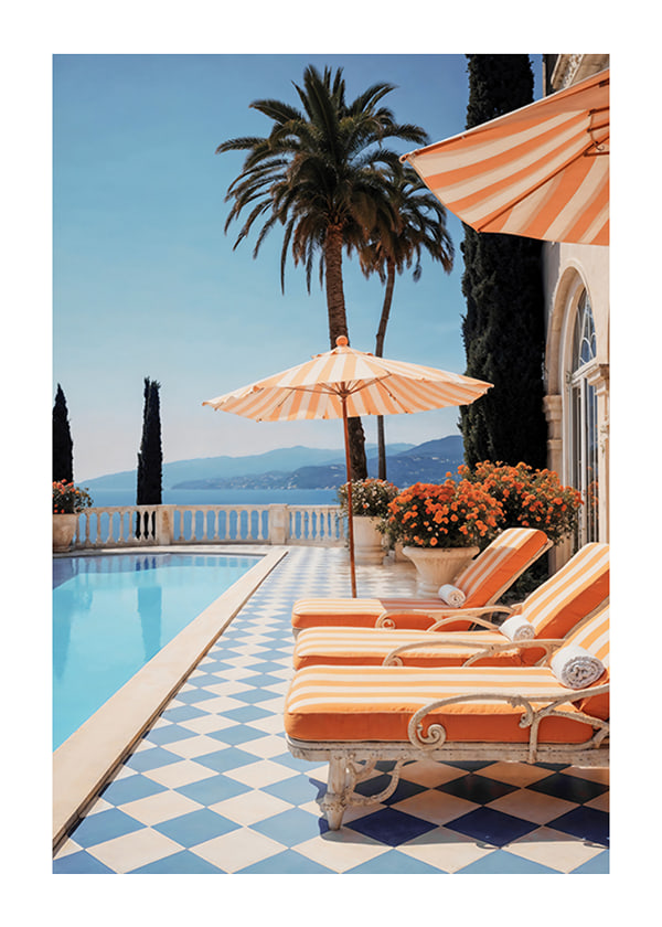 Póster Amalfi Coast Setting