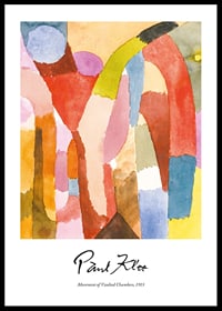 Movement Of Vaulted Chambers By Paul Klee-0