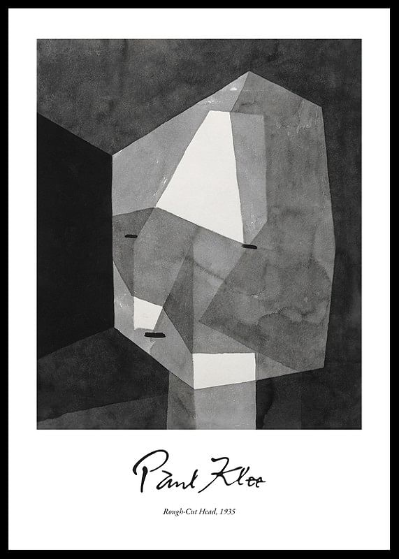 Rough-Cut Head By Paul Klee-12