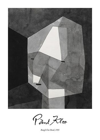 Plagát Rough-Cut Head By Paul Klee