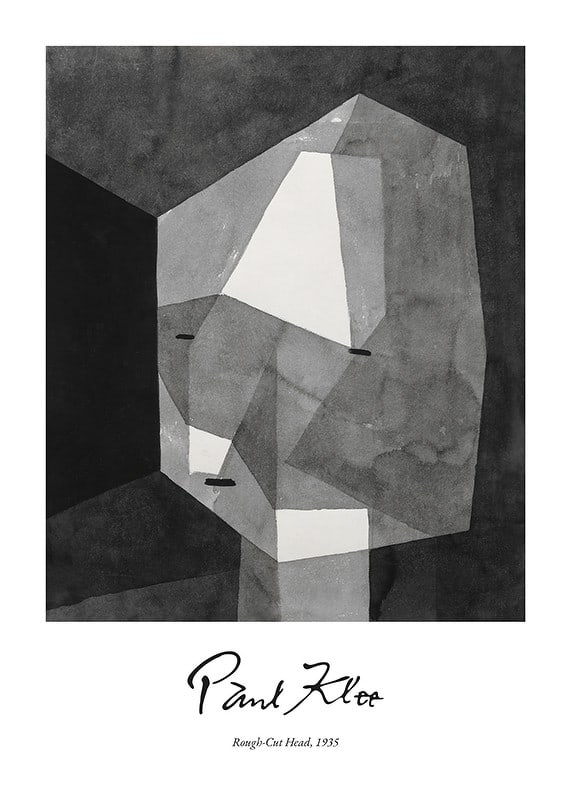 Rough-Cut Head By Paul Klee-12