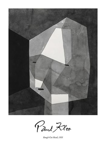 Plagát Rough-Cut Head By Paul Klee