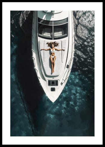 Plakat Luxury Yacht Life