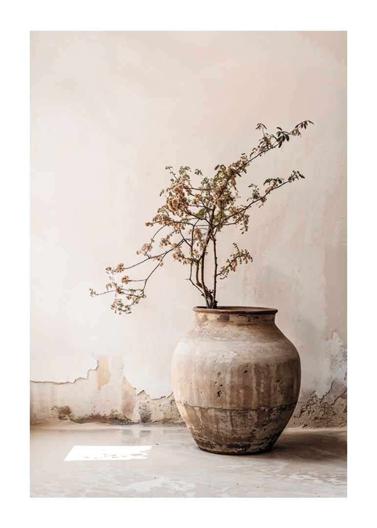 Boho Flower Pot No2 Poster | Botanical | Gallerix.co.uk