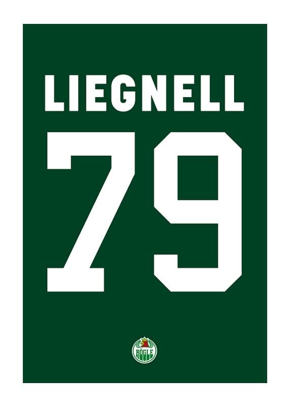 Poster Mella Liegnell #79 Rögle BK 2023/2024