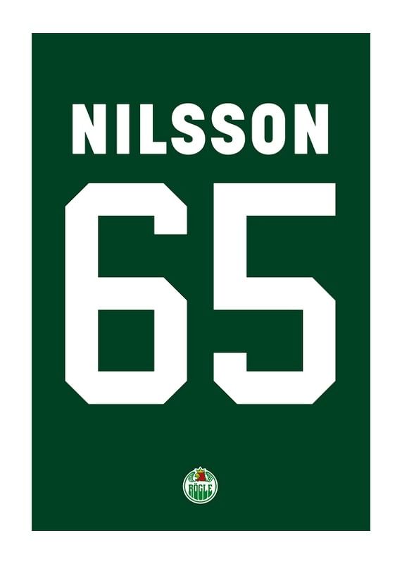 Poster Moa Nilsson #65 Rögle BK 2023/2024