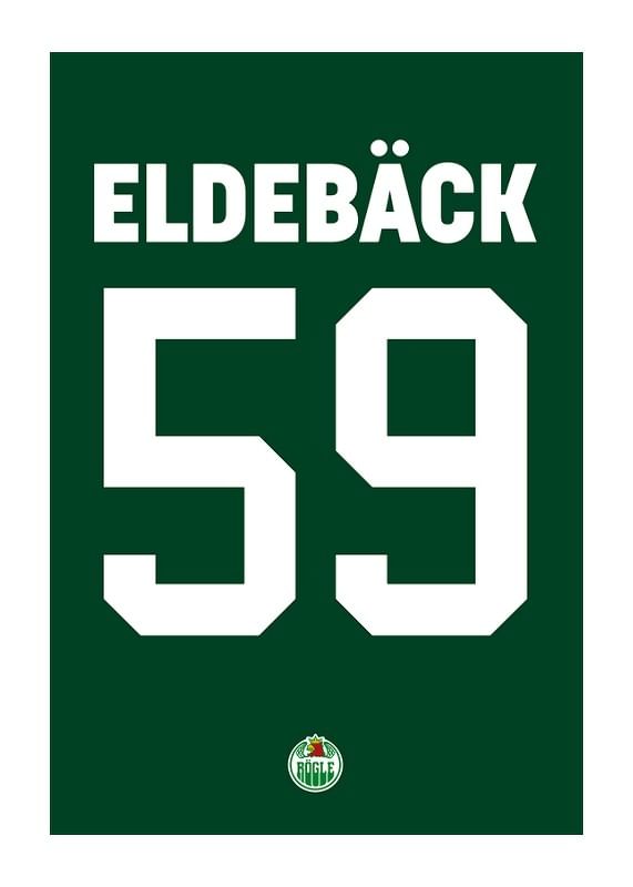 Poster Johanna Eldebäck #59 Rögle BK 2023/2024
