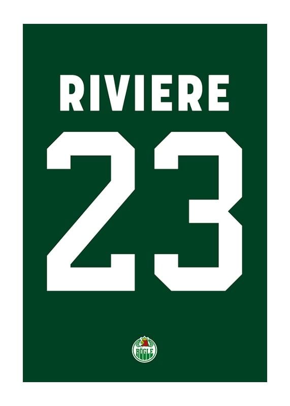 Poster Mika Riviere #23 Rögle BK 2023/2024