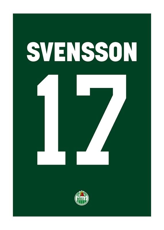 Poster Amelie Svensson #17 Rögle BK 2023/2024