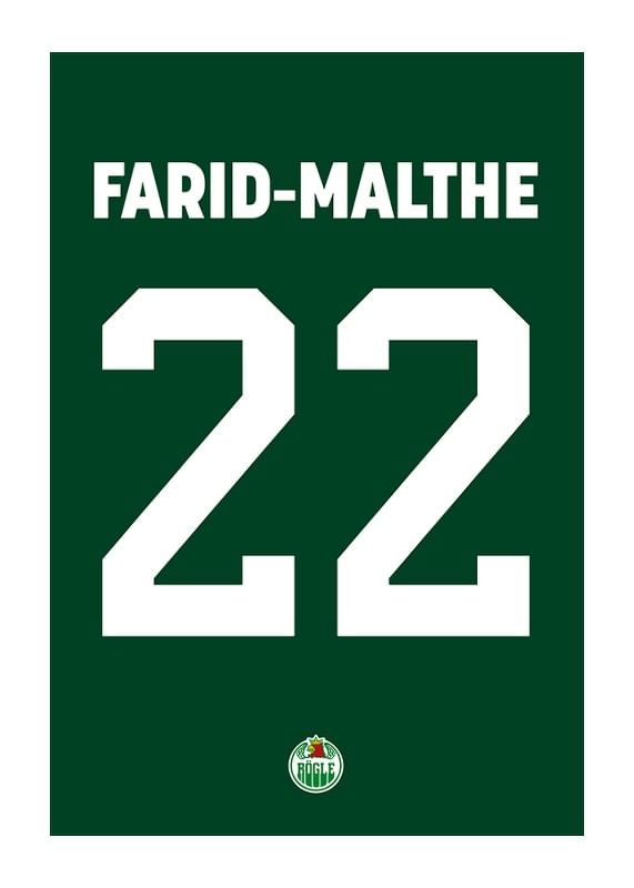 Poster Ava Farid-Malthe #22 Rögle BK 2023/2024