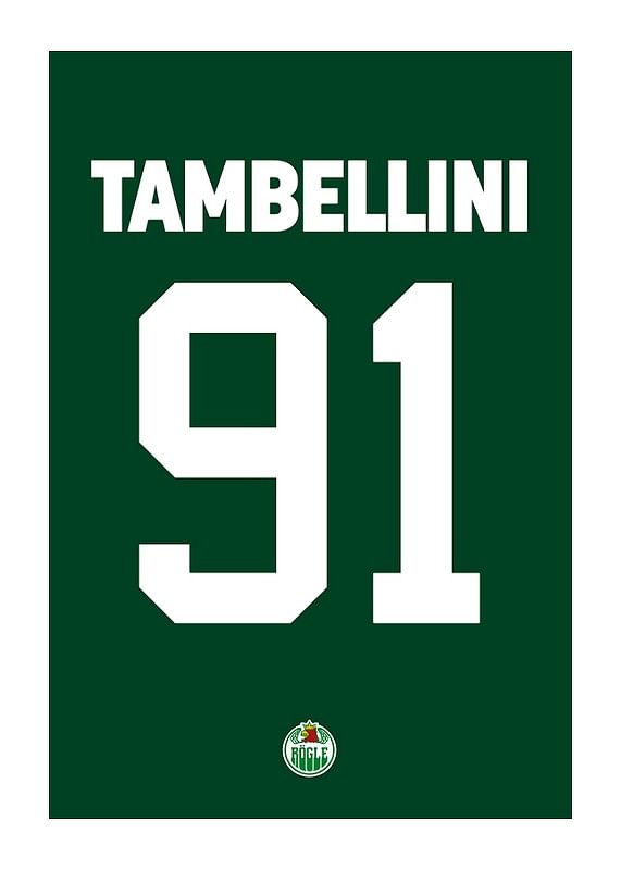 Poster Adam Tambellini #91 Rögle BK 2023/2024