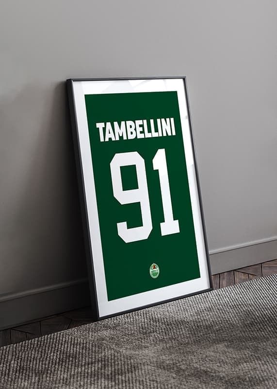 Poster Adam Tambellini #91 Rögle BK 2023/2024 crossfade