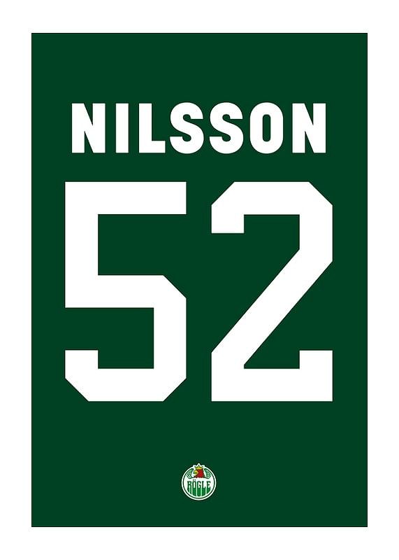 Poster Felix Nilsson #52 Rögle BK 2023/2024