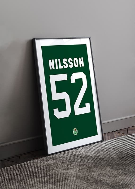 Poster Felix Nilsson #52 Rögle BK 2023/2024 crossfade