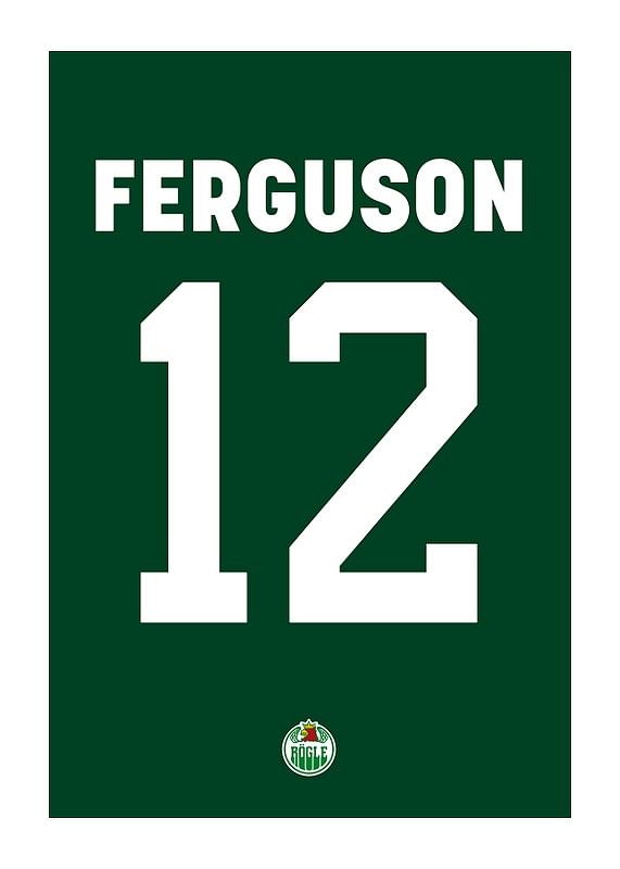 Poster Brady Ferguson #12 Rögle BK 2023/2024