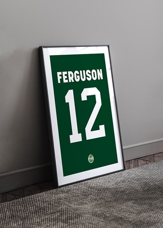 Poster Brady Ferguson #12 Rögle BK 2023/2024 crossfade