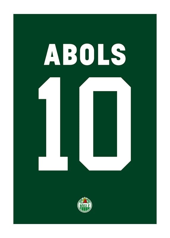 Poster Rodrigo Abols #10 Rögle BK 2023/2024