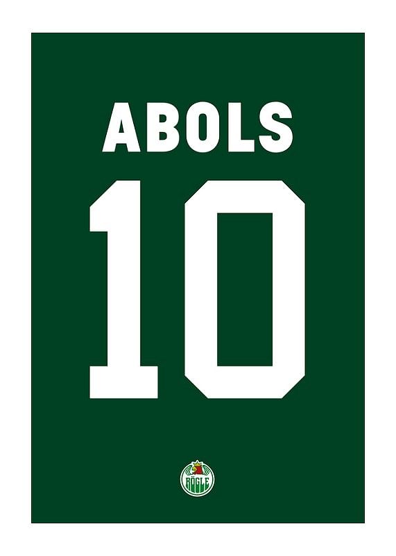 Poster Rodrigo Abols #10 Rögle BK 2023/2024