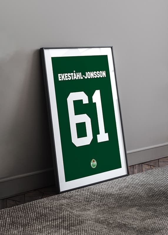 Poster Lucas Ekeståhl-Jonsson #61 Rögle BK 2023/2024 crossfade