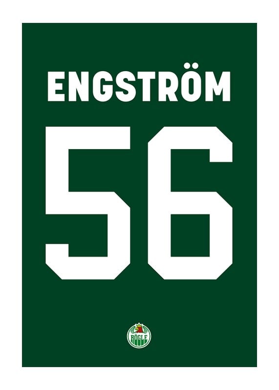 Poster Adam Engström #56 Rögle BK 2023/2024