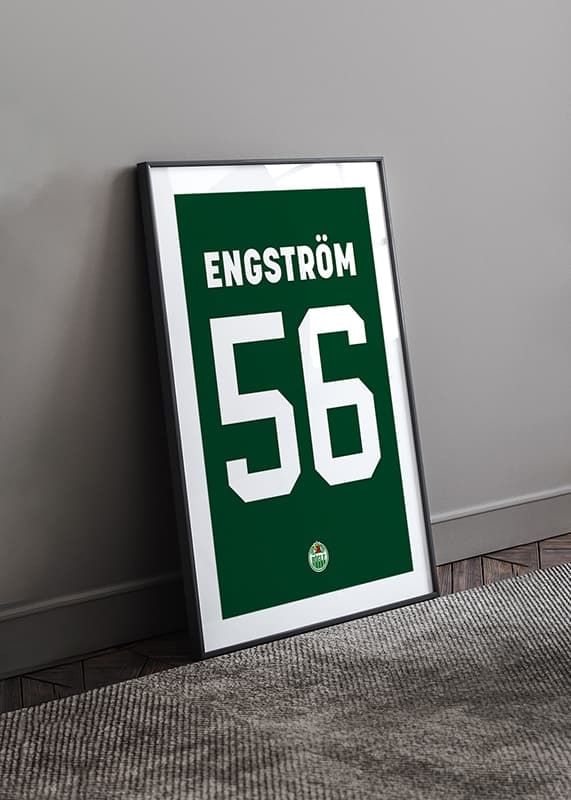 Poster Adam Engström #56 Rögle BK 2023/2024 crossfade