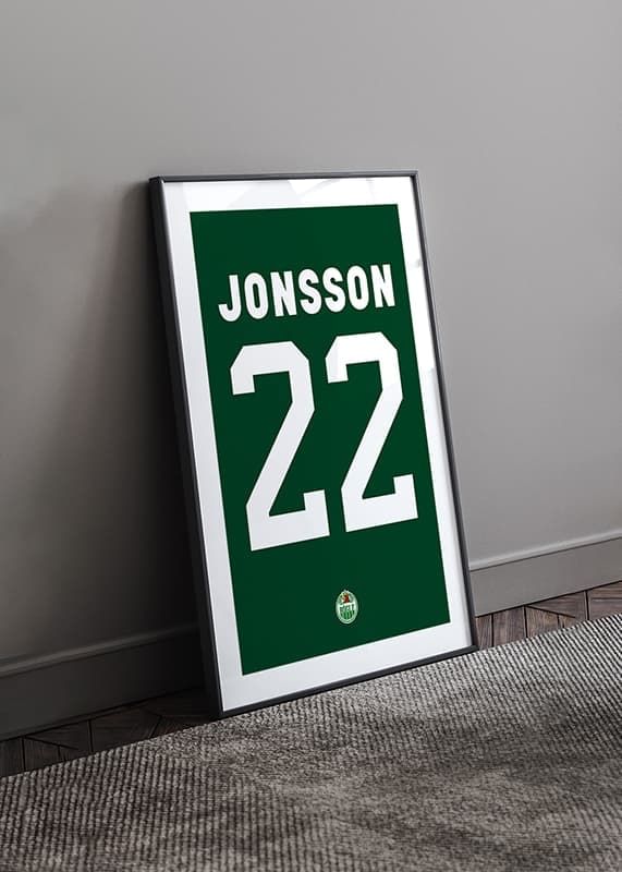 Poster Samuel Jonsson #22 Rögle BK 2023/2024 crossfade
