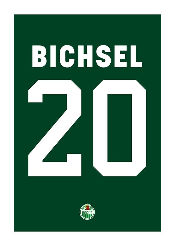Poster Lian Bichsel #20 Rögle BK 2023/2024