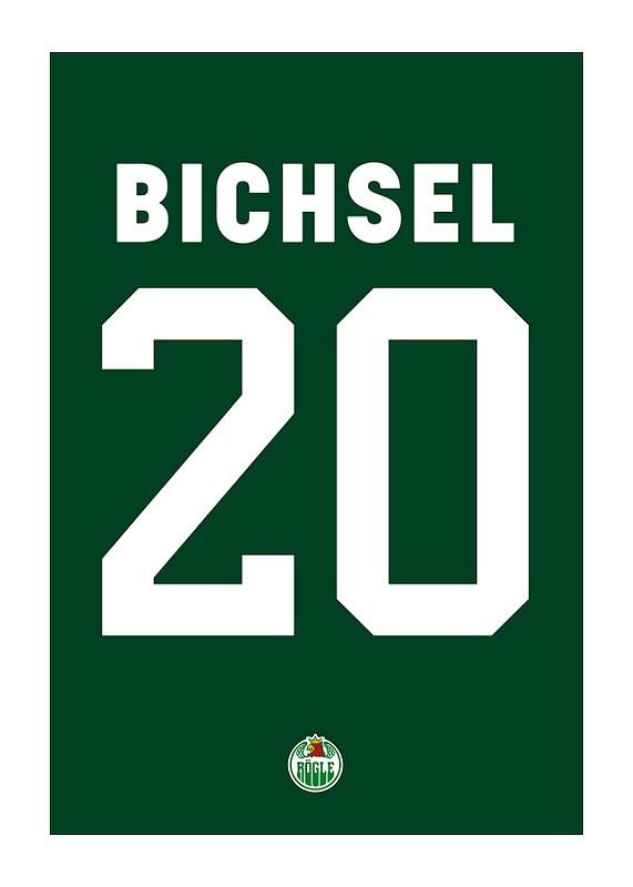 Poster Lian Bichsel #20 Rögle BK 2023/2024