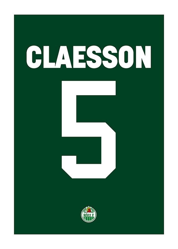 Poster Ludvig Claesson #5 Rögle BK 2023/2024