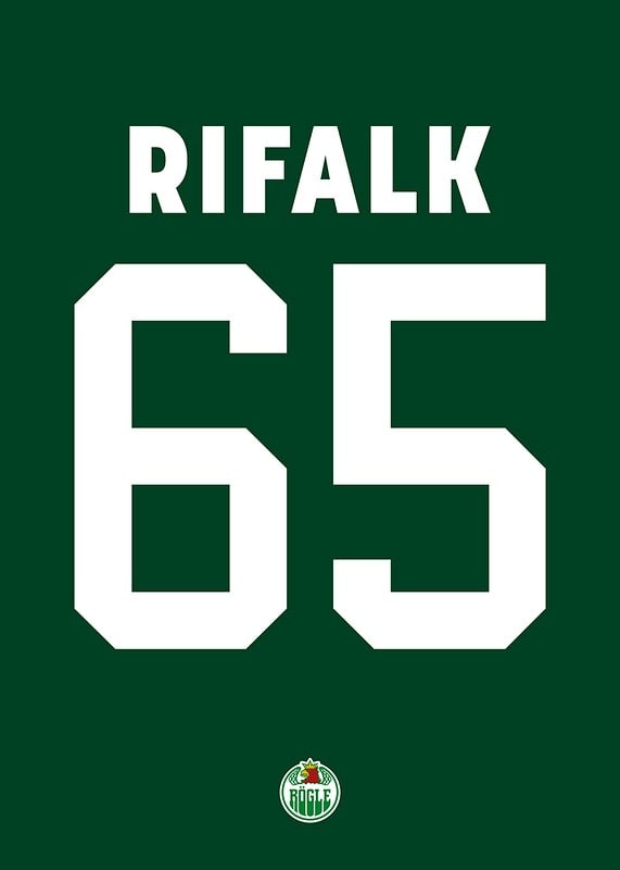 Christoffer Rifalk #65 Rögle BK 2023/2024-12