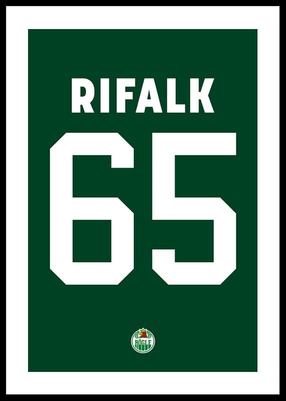 Christoffer Rifalk #65 Rögle BK 2023/2024-12