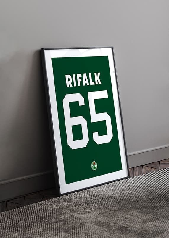 Poster Christoffer Rifalk #65 Rögle BK 2023/2024 crossfade