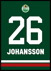 Legendar #26 Jakob Johansson Rögle BK-2