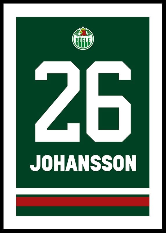 Poster Legendar #26 Jakob Johansson Rögle BK