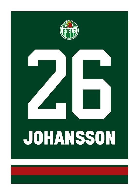 Poster Legendar #26 Jakob Johansson Rögle BK