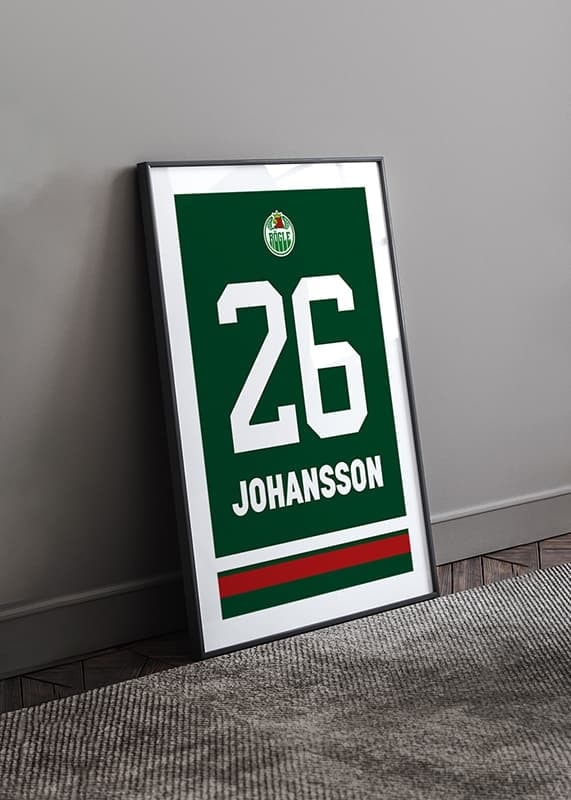 Poster Legendar #26 Jakob Johansson Rögle BK crossfade