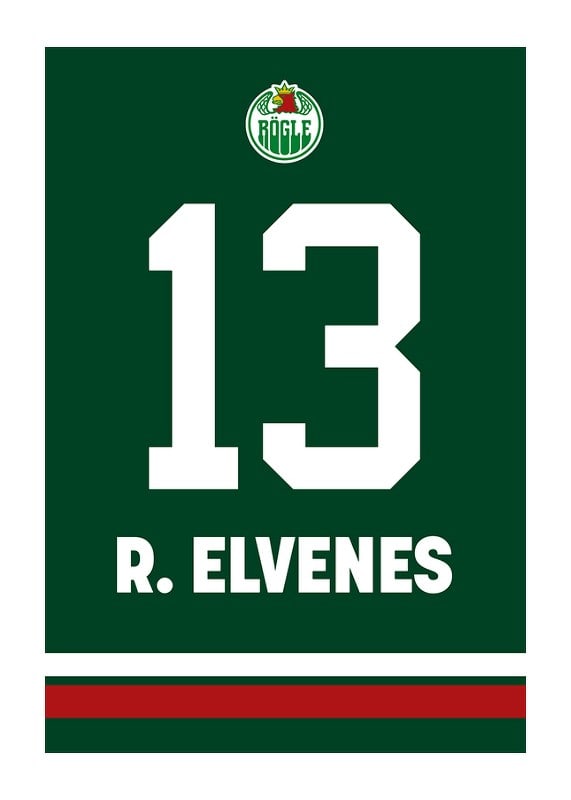 Poster Legendar #13 Roger Elvenes Rögle BK