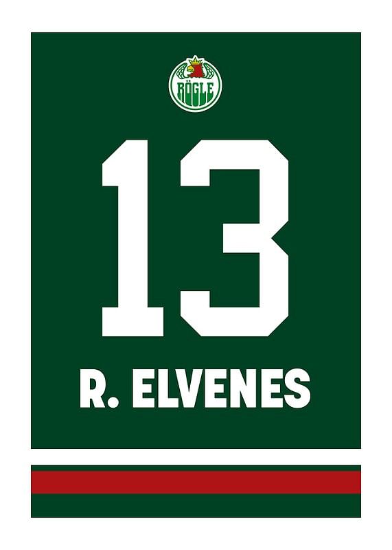 Poster Legendar #13 Roger Elvenes Rögle BK