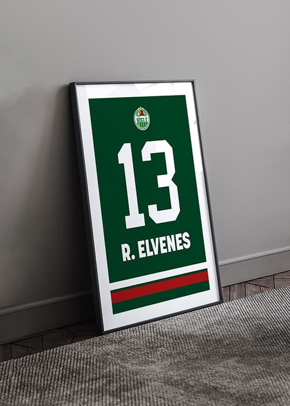 Poster Legendar #13 Roger Elvenes Rögle BK crossfade