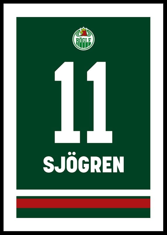Poster Legendar #11 Mattias Sjögren Rögle BK