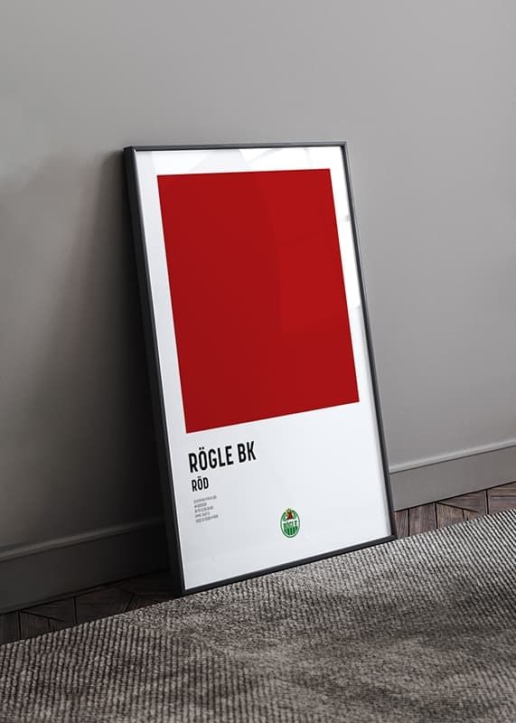 Poster Rögle BK Röd crossfade
