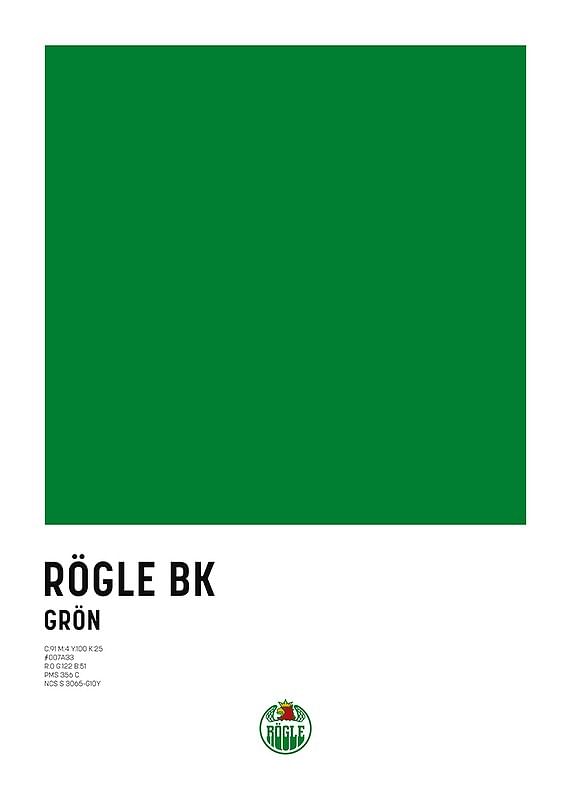 Poster Rögle BK Grön