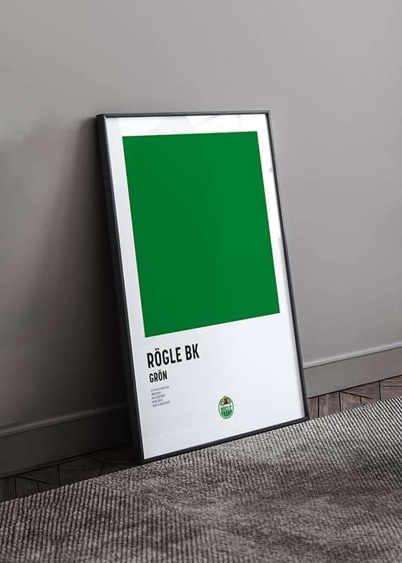 Poster Rögle BK Grön crossfade
