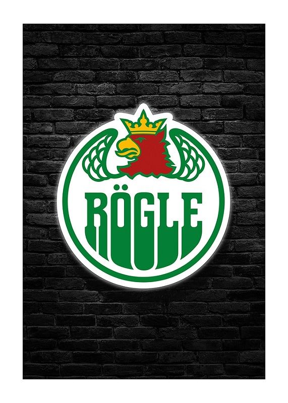 Poster Rögle BK Brick Wall