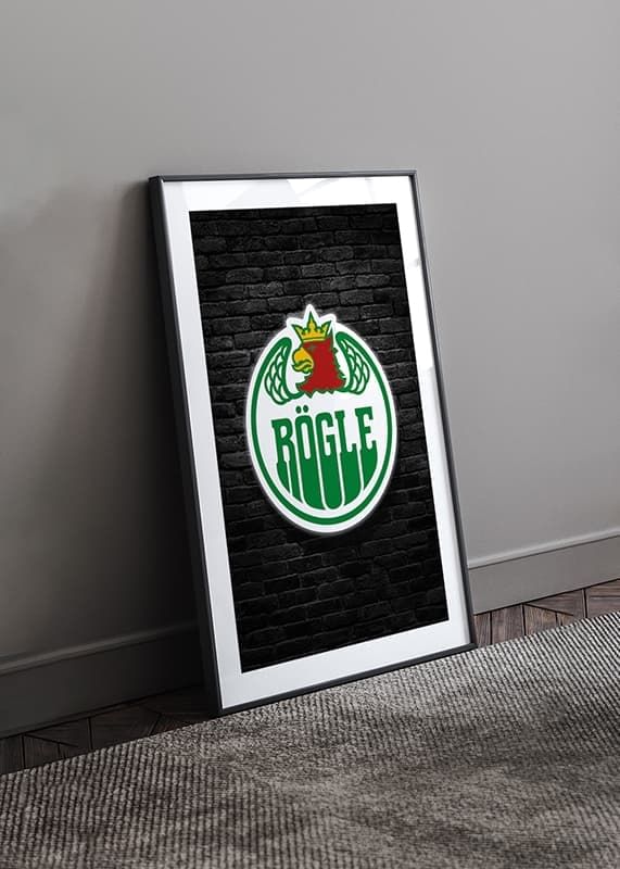 Poster Rögle BK Brick Wall crossfade