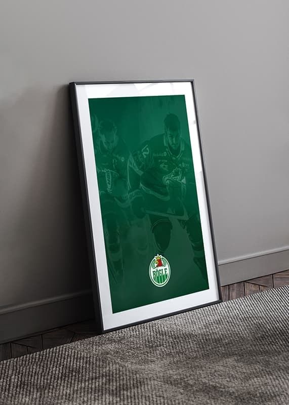 Poster Rögle BK Green Hue crossfade